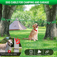 thumbnail image 2 of 50ft Dog Tie Out Cable for Camping,  Dog Runner for Yard Hold up to 350lbs, Portable Dog Camping Essentials for Outside, 2 of 7