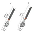thumbnail image 5 of LAIQIEN Multipurpose Steel Ice Cream And Fruit Scooper With Press Triggers Function, 5 of 11