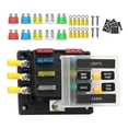 thumbnail image 1 of LOVIVER 6-Way 12V-32V Car Power Distribution Blade Fuse Holder Box Block Panel Fuse Boat, 1 of 8