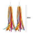 thumbnail image 4 of AMLESO Kids Bike Streamers Bicycle Grips Tassels Boys and Girls Durable 8inch Length Bicycle Handlebar Streamers for Tricycle Riding Red Blue Yellow, 4 of 10