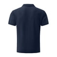 thumbnail image 5 of Breeze Polo Shirts for Men Short Sleeve Beer Belly Collared Textured Shirt Stretchy Quick Dry Golf Casual Cool Tops, L, 5 of 7