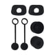 thumbnail image 5 of Tapón de derrames, juego de tapón de derrames de silicona, tapa de botella de vacío tapón de paja tapa de cubierta de paja reutilizable, tapa de polvo Negro perfecl Tapa de paja, 5 of 8