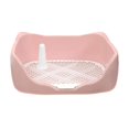 thumbnail image 2 of Puppy Dog Potty Tray with Removable Post Durable Measure 15.7x14x5.5inch for Pet Pink, 2 of 8