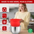 thumbnail image 4 of Forro de tazón de silicona LETOMS para batidoras KitchenAid de 5 QT con cabeza inclinada, 4 of 7