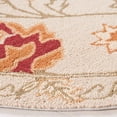 thumbnail image 3 of Safavieh Chelsea Milton Floral Area Rug, Ivory/Green, 4' x 4' Round, 3 of 11