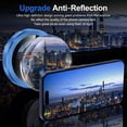 thumbnail image 4 of CASEFIV Camera Lens Protector for iPhone 17 Pro/iPhone 17 Pro Max, Tempered Glass Screen Protector Metal Individual Camera Cover Accessories Case Friendly,Navy, 4 of 6