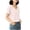 Pink, variant on Vivianyo HD Women's V-Neck Short Sleeve Basic T Shirt, Casual Soft Loose Fit Daily Summer Tee Top, Women's Green, Sizes S-2XL