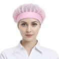 thumbnail image 1 of TOPTIE Mesh Cap Unisex Elastic Band Bouffant Hat Lightweight Breathable Solid Work Cap for Kitchen Restaurant Workshop, 1 of 8