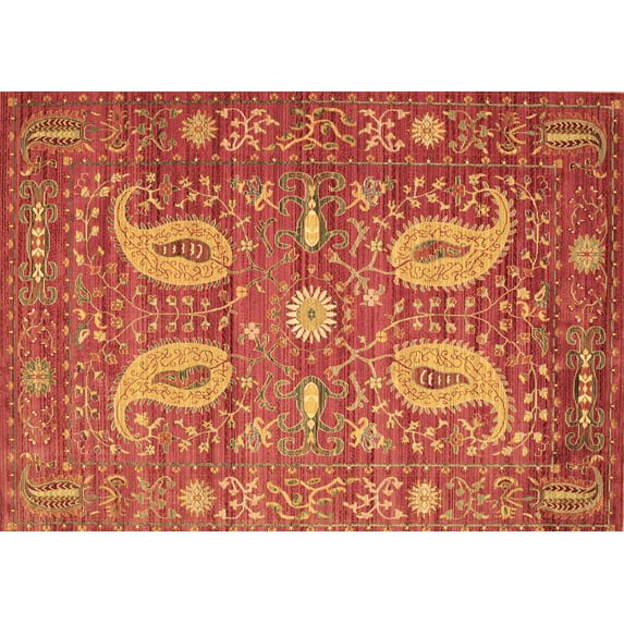 Ahgly Company Indoor Rectangle Persian Brown Traditional Area Rugs, 3' x 5'