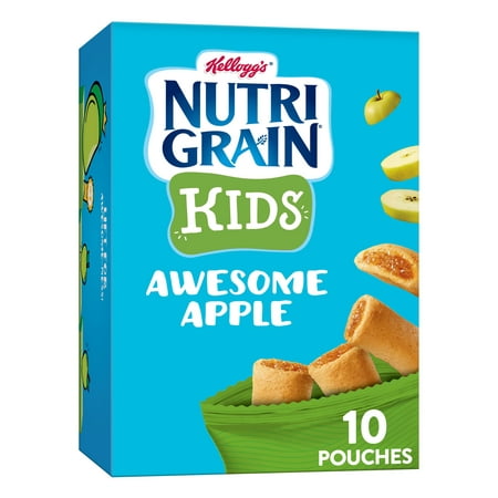 Kellogg s Nutri-Grain Kids Soft Baked Mini Bars Awesome Apple Lunch Box Snacks 10ct 13oz