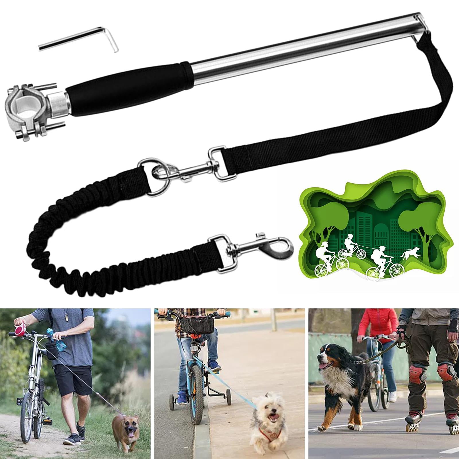 Dog Bike Leash ,Easy Installation Removal , Walking Dog Leashes ,Dog Exerciser Leash for Outdoor Exercise Jogging Pet Supplies
