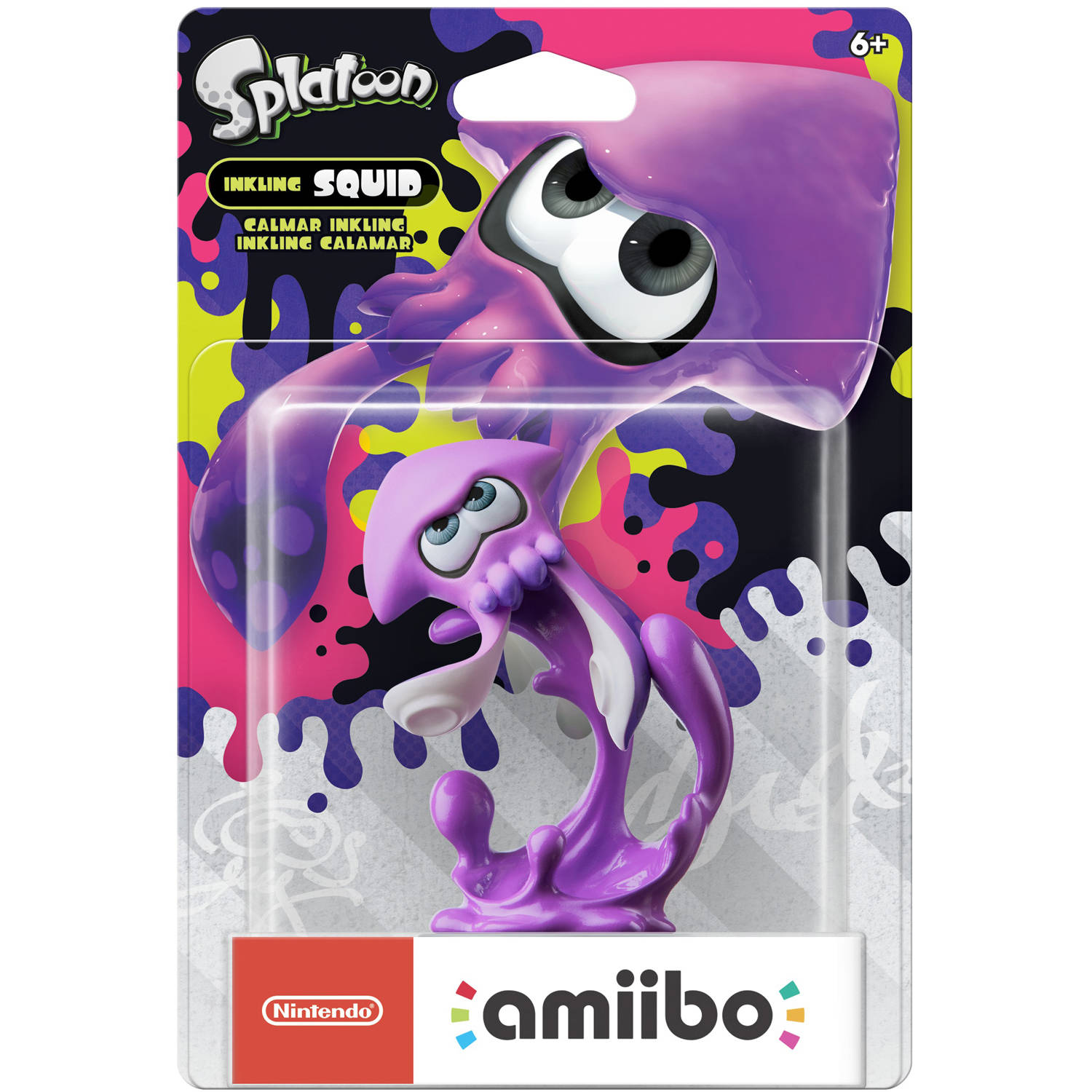Inkling Squid Neon Purple, Splatoon Series, Nintendo amiibo, NVLCAEAL - image 2 of 3