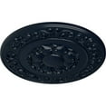 thumbnail image 3 of Ekena Millwork 27 3/4"OD x 2"P Sydney Ceiling Medallion (Fits Canopies up to 5 3/4"), Hand-Painted Midnight Dream, 3 of 6