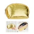 thumbnail image 2 of ZPAQI Large Capacity Make Up Pouch Handheld Gold Zipper Bag Storage Bags for Travel, 2 of 19