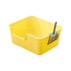 thumbnail image 3 of Caja de arena para gatos, caja de arena para gatitos, caja de arena portátil para gatos, caja de arena para gatos, abierta Amarillo, 3 of 7