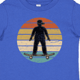 thumbnail image 4 of Inktastic Skateboarding Retro Sunset Skateboarder Boys Baby T-Shirt, 4 of 5