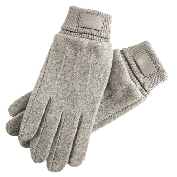 CREATITOY Faux Cashmere Gloves Winter Cycling Gloves for Men Women