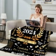 Graduation Gifts Blanket, Class of 2024 Gifts, Granddaughter Grandson