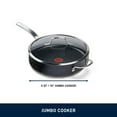 thumbnail image 2 of T-fal Stone Shield 5 Qt / 11.8" Jumbo Cooker with DefenseShield™ Technology, 6-Multilayer construction, robust stone texture, dishwasher and oven-safe, 2 of 21