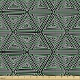 thumbnail image 2 of Ambesonne Abstract Fabric by the Yard Upholstery, Bohemian Modern Design, 2 Yards, Charcoal Grey White, 2 of 5