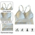 Strappy Sports Bra for Women Sexy Crisscross for Yoga Running Athletic