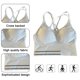 thumbnail image 2 of Sujetador deportivo con tiras para mujer sexy entrecruzado para yoga, correr, atlético, gimnasio, entrenamiento, fitness, camisetas sin mangas, 2 of 5