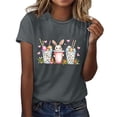 thumbnail image 2 of Blusas de Manga Corta para las Mujeres Divertida Impresión Cuello Redondo Camiseta Vintage, Blusas de Primavera para las Mujeres, 2 of 4