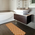 thumbnail image 5 of Ottomanson Non-Slip Hallway Runner Rug 20" x 59" Perfect for High Traffic Areas, Orange Trellis, 5 of 8