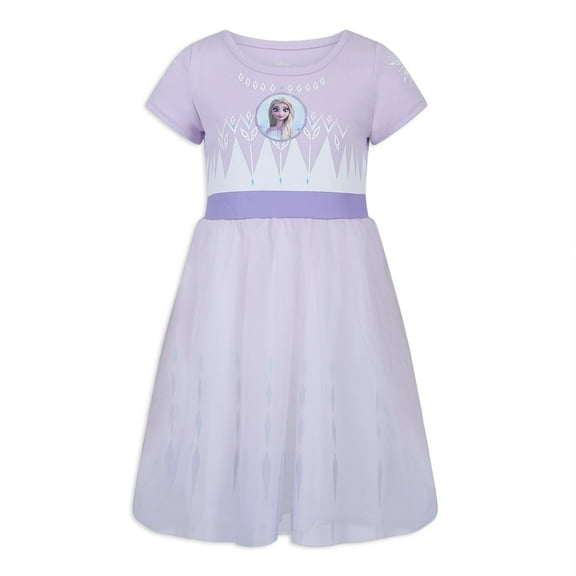 Disney Frozen Elsa Princess Girls Dress for Toddlers and Big Kids (Girls) Sizes 2T - 12
