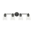 thumbnail image 4 of Millennium Lighting  Lauryn 3/4 Light Vanity Fixture 4 Light - Matte Black, 4 of 5