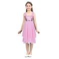 thumbnail image 3 of CHICTRY Girls Shiny Sequins Bodice Ballet Lyrical Dance Leotard Dress Chiffon Back Bowknot Dance Costume,Sizes 2-14, 3 of 7