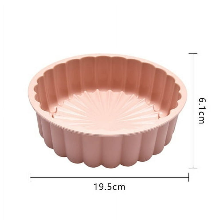 Cheers US Silicone Cake Pan - Silicone Molds for Baking Round Cake Molds,  Nonstick & Quick Release Baking Pans for Vegetable Pancakes Pizza Taco