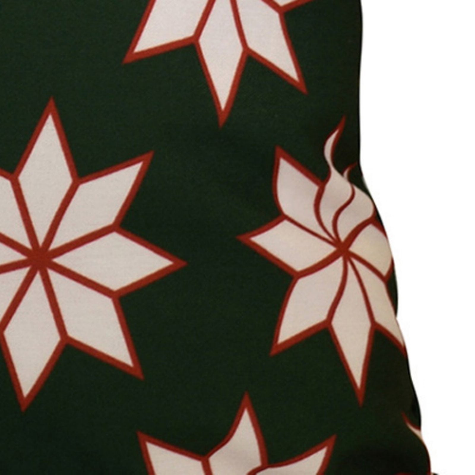 Simply Daisy 16" x 16" Christmas Stars 2 Geometric Print Outdoor Pillow