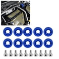 thumbnail image 3 of Car Decoration Screws, Stainless Steel Aluminum License Plate Frame Screws, with 8 Color Options, for Front Rear Bumper Ignition Cylinder Cover, 3 of 7