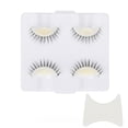 thumbnail image 1 of 2 pares de pestañas postizas naturales, densas, reutilizables, autoadhesivas, 3D, para salones de belleza caseros LD2204, 1 of 14