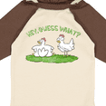 thumbnail image 4 of Inktastic Hey, Guess What? Chicken Butt Boys or Girls Long Sleeve Baby Bodysuit, 4 of 5
