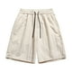thumbnail image 1 of pstuiky Hombres bajos, Pantalones cortos deportivos casuales de seda helada de color sólido de verano para hombre, pantalones de cinco cuartos Pantalones cortos cargo, 1 of 7