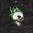 thumbnail image 4 of Inktastic Retro Skull Boys or Girls Baby Bodysuit, 4 of 5