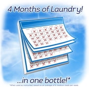 all Liquid Laundry Detergent, Free Clear for Sensitive Skin, 2X Concentrated, 110 Loads