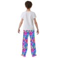 thumbnail image 5 of FORMRS Kids Pajama Pants with Pockets Size 9-10Y Boys Lounge Sleep Bottoms, Vibrant Geometric Pattern, 5 of 8