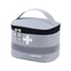 thumbnail image 2 of Bolsa de primeros auxilios, estuche de almacenamiento de emergencia, portátil, profesional, con asa, organizador, bolsa médica para gimnasio, oficina, S Gris, 2 of 9