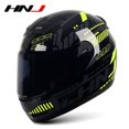 thumbnail image 3 of Casco de moto Casco de moto con orejas Casco de moto con personalidad HNJ Casco de moto integral Casco de motocross unisex Cascos para motos 4 estaciones, 3 of 5