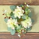 thumbnail image 5 of Fiudx Corona de Rosas Primaverales, Anillos de Hortensias para Velas, Decoración Floral Artificial, Centros de Mesa para Puertas de Entrada y Bodas, Decoración de Temporada para El Hogar, Multiusos,, 5 of 6