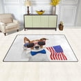 thumbnail image 3 of Dreamtimes Lightweight Carpet Mats, 31 x 20 inches Area Soft Rugs Floor Mat Doormat Decoration for Rooms Entrance Jack Russell Dog Celebrating, 3 of 6