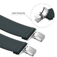 thumbnail image 2 of Buyless Fashion 2 Pack Suspenders for Men - 48" Elastic Adjustable Straps 1 1/4" - X Shape - 5134-2-Gray, 2 of 7