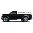 thumbnail image 3 of N-Fab Nerf Bar F1755RC-TX Cab Length; With Drop Down Steps; 3 Inch Round Bent; Black Matte Textured Powder Coated; Steel; Without End Caps; Rocker Panel Mount, 3 of 3