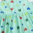 thumbnail image 4 of Lilgiuy Baby Girl Summer Clothes Toddler Kids Baby Girls Fashion Cute Sleeveless Sweet Heart Rainbow Print Slip Dress, 4 of 5