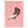 thumbnail image 1 of Carolines Treasures BB7954GF English Pouter Pigeon Drapeau de Jardin à Carreaux Roses, 1 of 3