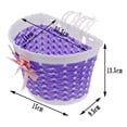 thumbnail image 3 of LOVIVER Panier avant de Trottinette Support de Vélo pour Enfants Filles, 3 of 7