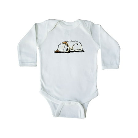

Inktastic Dog Tired Doodle Pup Gift Baby Boy or Baby Girl Long Sleeve Bodysuit